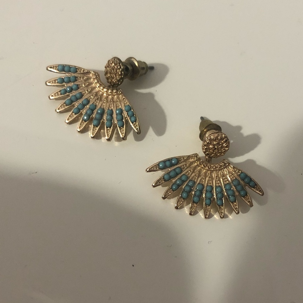 Gold accent earrings